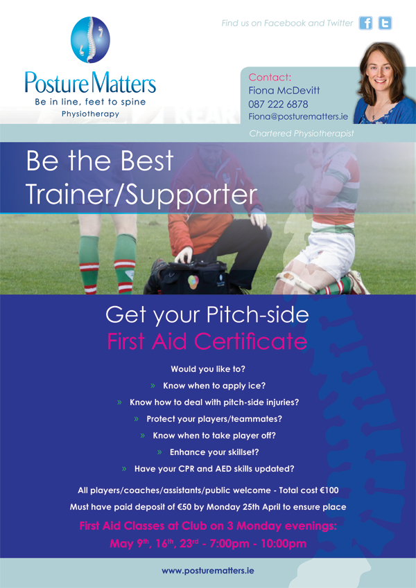 Posture Matters First Aid Sport